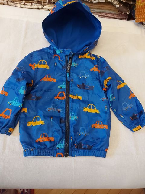 Uşaq üçün kapüşonlu küləkkeçirməz gödəkçə – George Outerwear - Rəng — Bakı