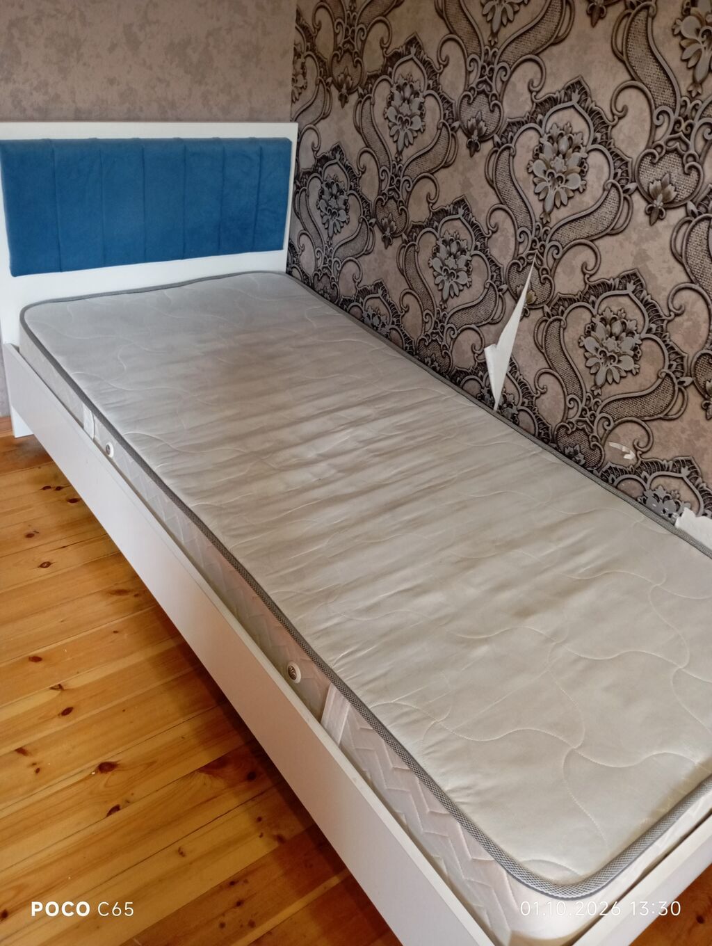 İşlənmiş, Təknəfərlik çarpayı, Bazasız, Matras ilə, Siyirməsiz — Yataqlar, Bakı (3)