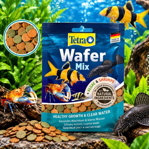Balıqlar üçün quru yem Tetra Wafer Mix — Bakı