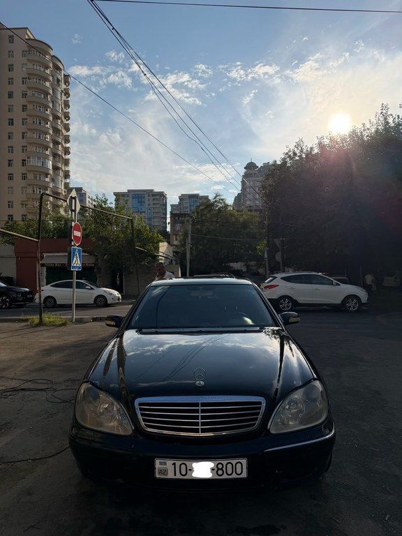 Mercedes S 320, 3.2 L, 2001 il, 291 000 km 10-XE-800 — Avtomobillər, Bakı (2)