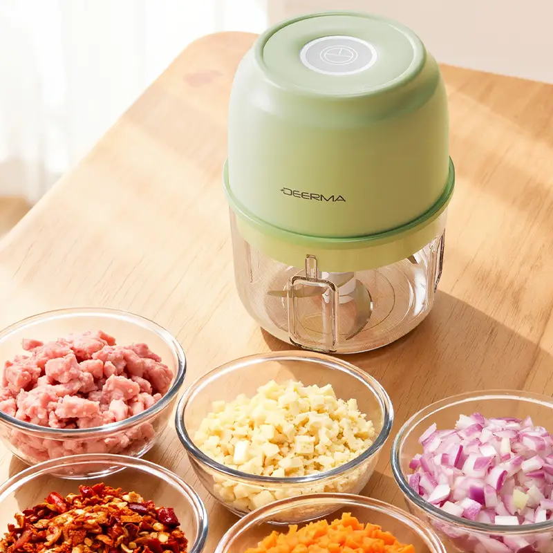 Deerma Mini Chopper JR02 — Blenderlər, xırdalayanlar və mikserlər, Bakı (3)