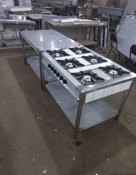 Paslanmaz polad qaz peçi və restoran avadanlıqları — Bakı