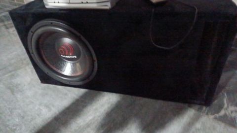 Massive subwoofer və qutu patpresi çxarır 2500 wat - Marka/model — Bakı