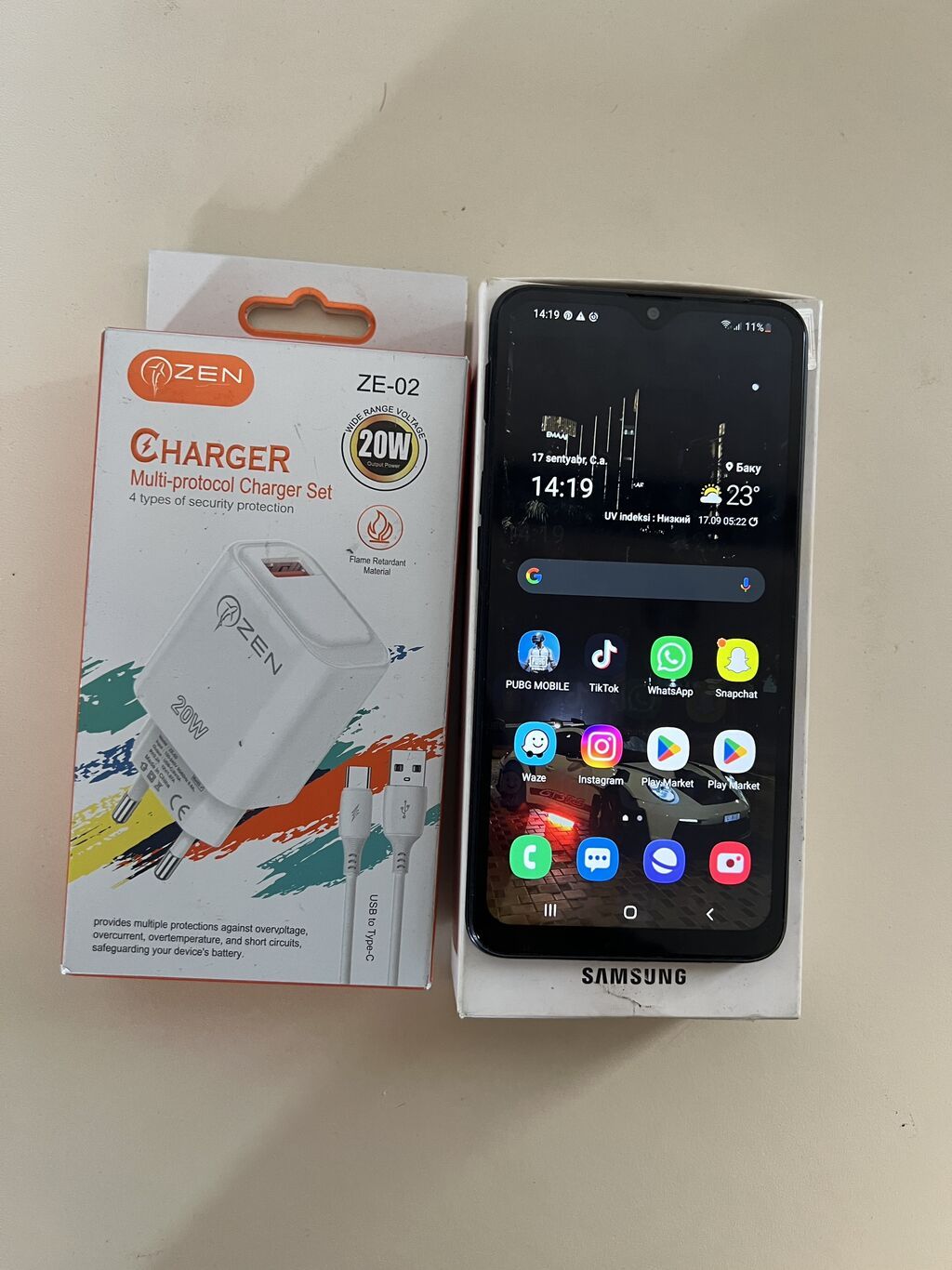 Samsung Galaxy A10s, 32 GB, rəng - Qara, Sensor — Samsung, Bakı (5)