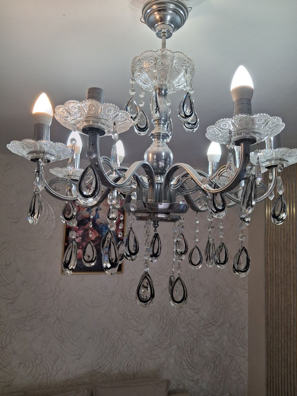 Led Çılçıraq, 4 və daha çox lampa, Xrustal — Tavan is?qlar? v? cilc?raqlar, Digah (3)
