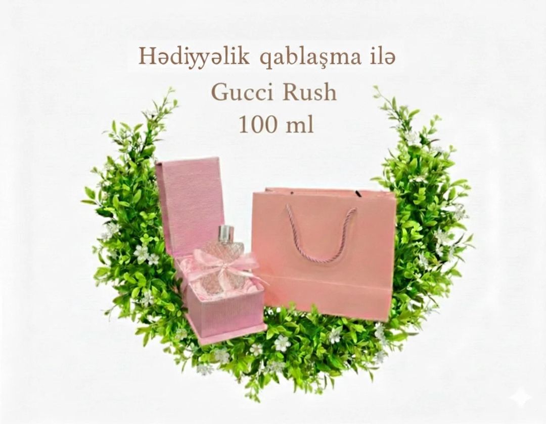 No Brand Rush qadınlar üçün ətir suyu 100 ml — Mallar, Bakı (2)