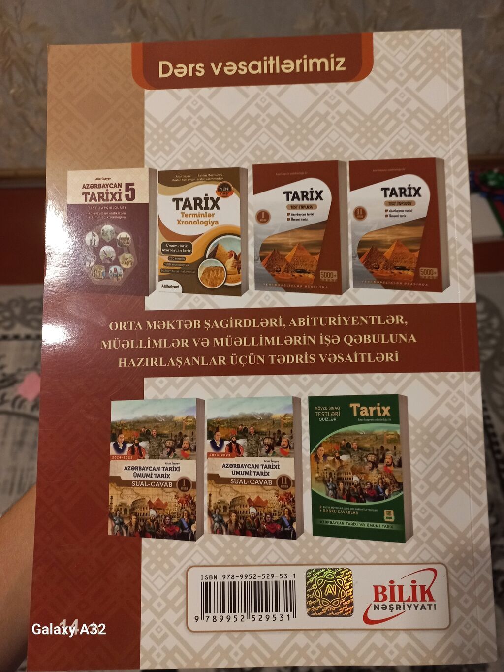 Anar İsayev Test Toplusu (II hissə) yeni alınıb işlənməyib — Kitablar, Qusar (2)
