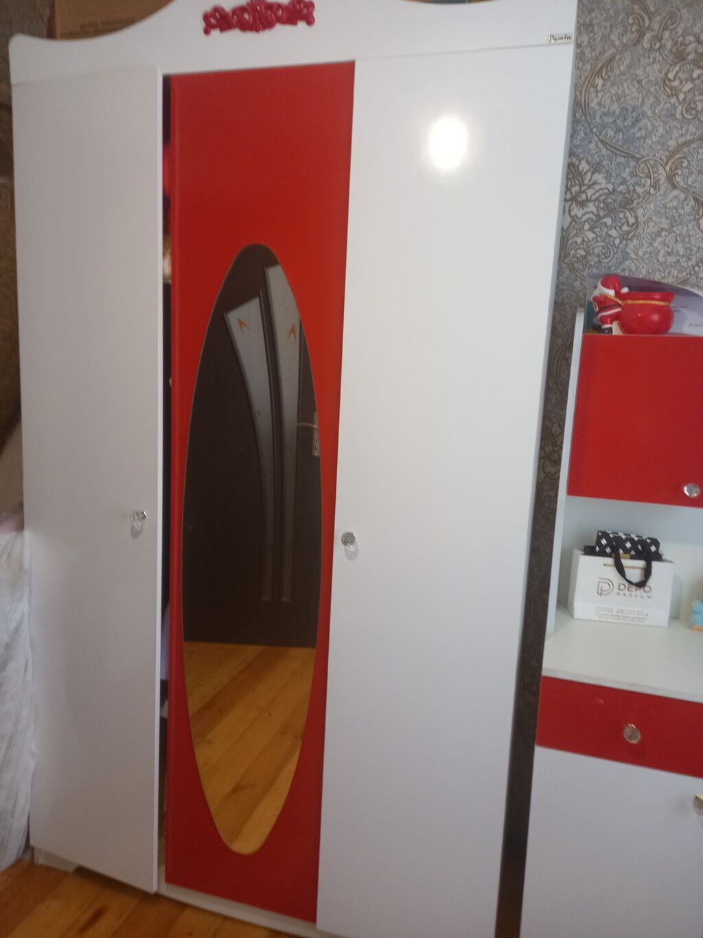 Uşaq/yeniyetmə otağı üçün mebel dəsti Dəst tərkibi: - 3 qapılı paltar — Uşaq mebeli dəstləri, Gəncə (4)