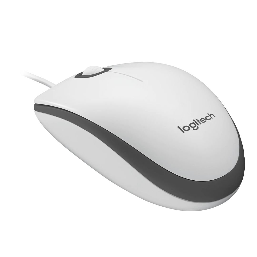 Logitech Mouse M100 - whıte - USB - EMEA-914 -akoya hangtab box M100 — Klaviaturalar və siçanlar, Bakı