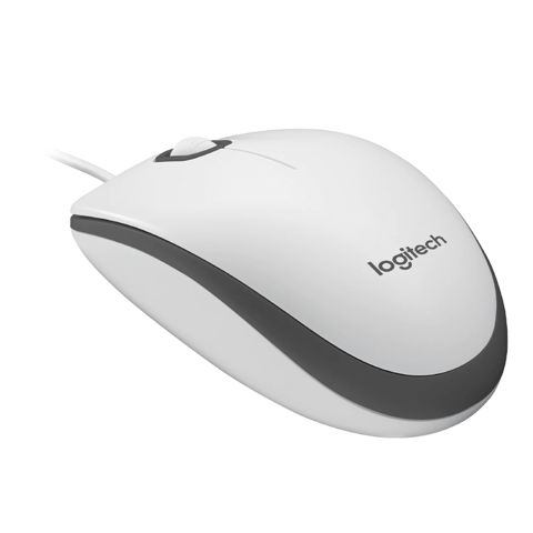 Logitech Mouse M100 - whıte - USB - EMEA-914 -akoya hangtab box M100 — Bakı
