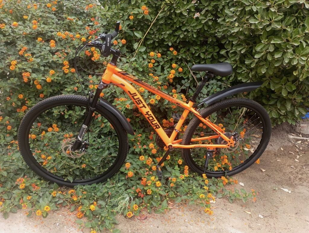 Dağ velosipedi – Just Your (MTB) - Rəng: parlaq narıncı, qara — Dağ velosipedləri, Bakı (2)