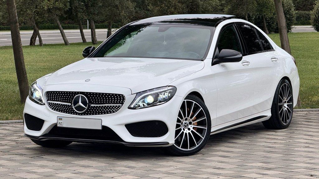 Mercedes C 300, 2.0 L, 2017 il, 128 000 km — Avtomobillər, Bakı (2)