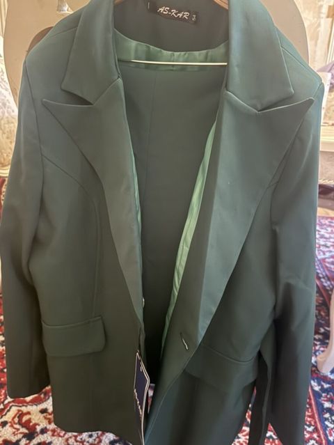 As-kar Collection qadın pencəyi - Rəng: tünd yaşıl - Model: tək — Gəncə