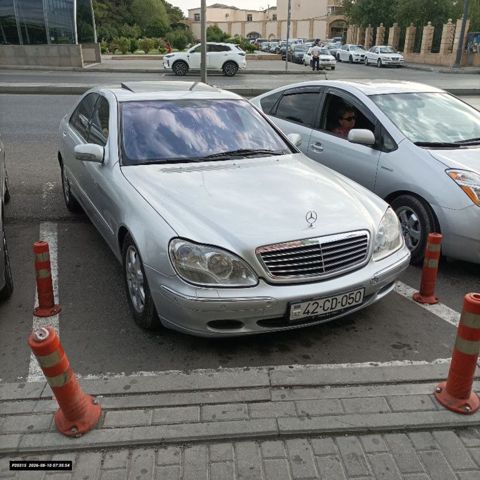 Mercedes S 500, 5.0 L, 2000 il, 265 000 km — Bakı