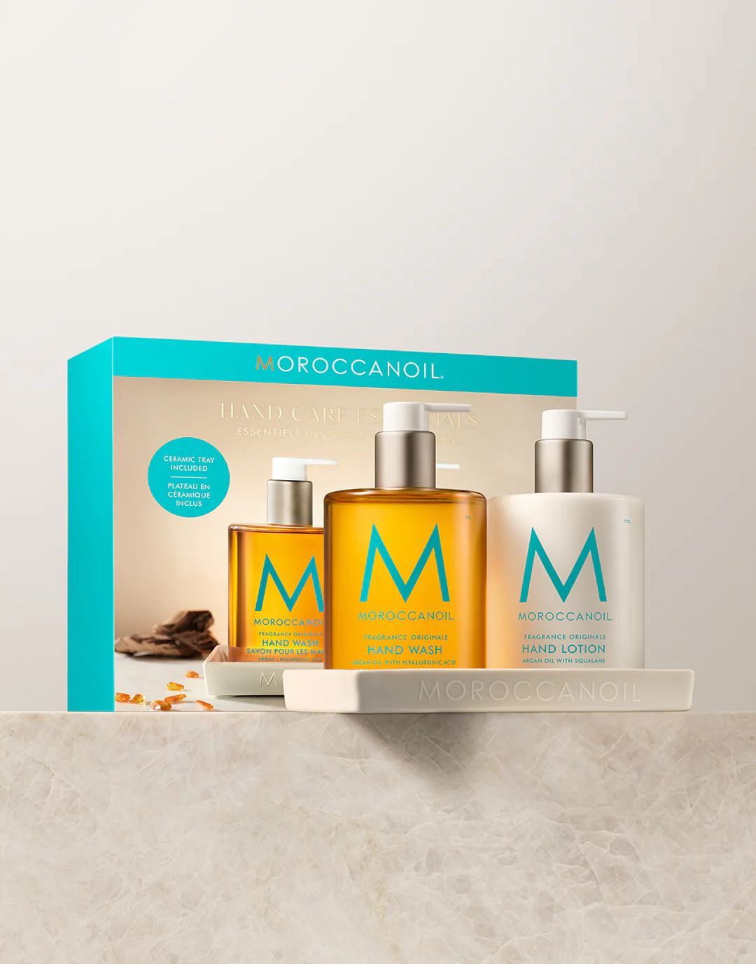 Əllər üçün qulluq dəsti Moroccanoil Hand Care Essential (əl losyonu 360 ml + əl üçün gel 360 ml) — Mallar, Bakı (2)
