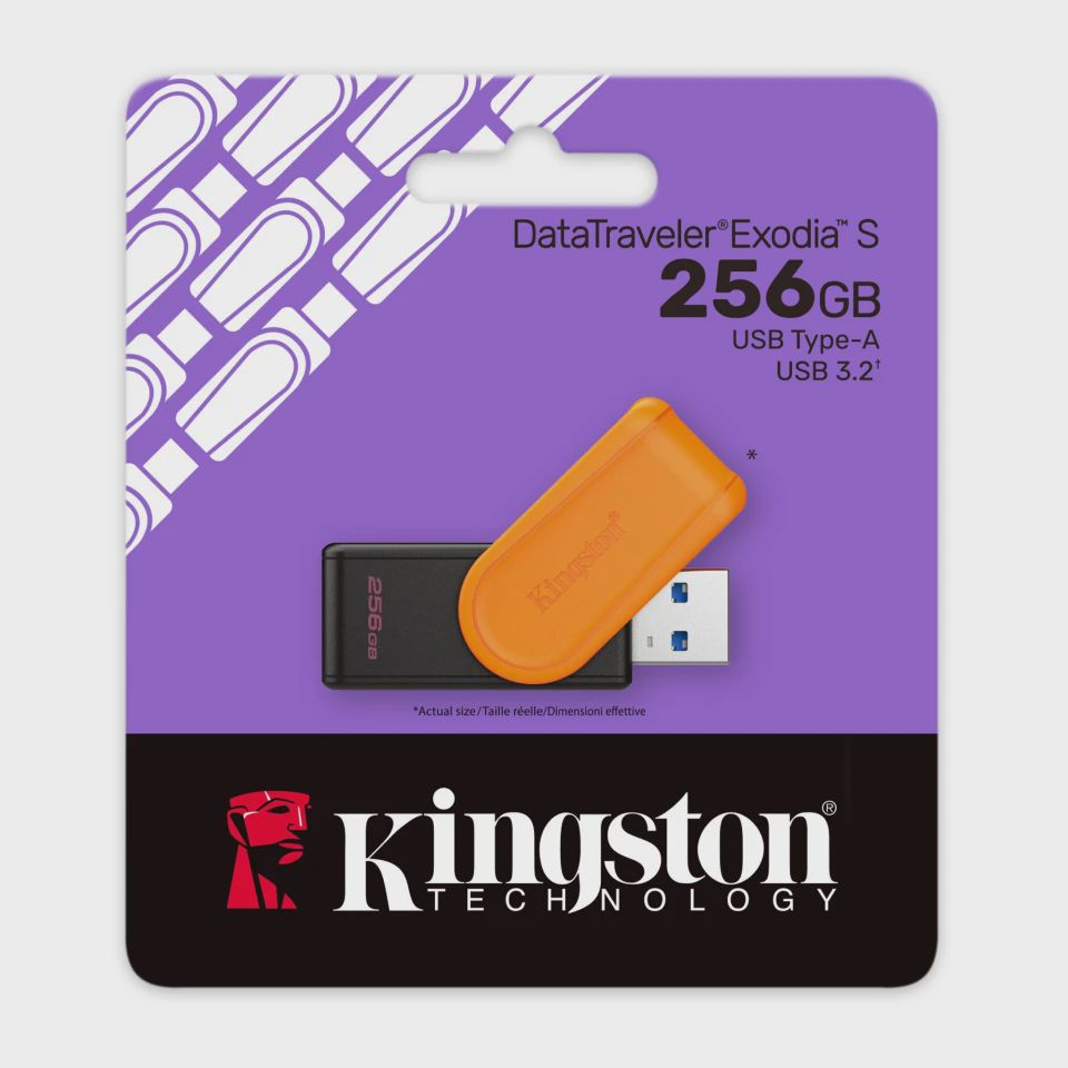 Kingston DataTraveler Exodia S 256GB USB 3.2 — Yaddaş kartları, Bakı