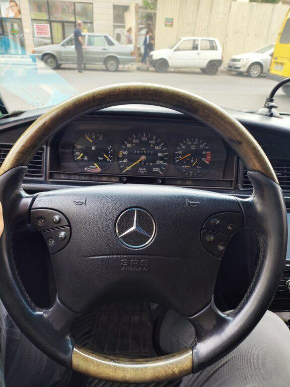 Mercedes 190, 2.3 L, 1990 il, 216 338 km 99-KP-229 — Avtomobillər, Bakı (4)