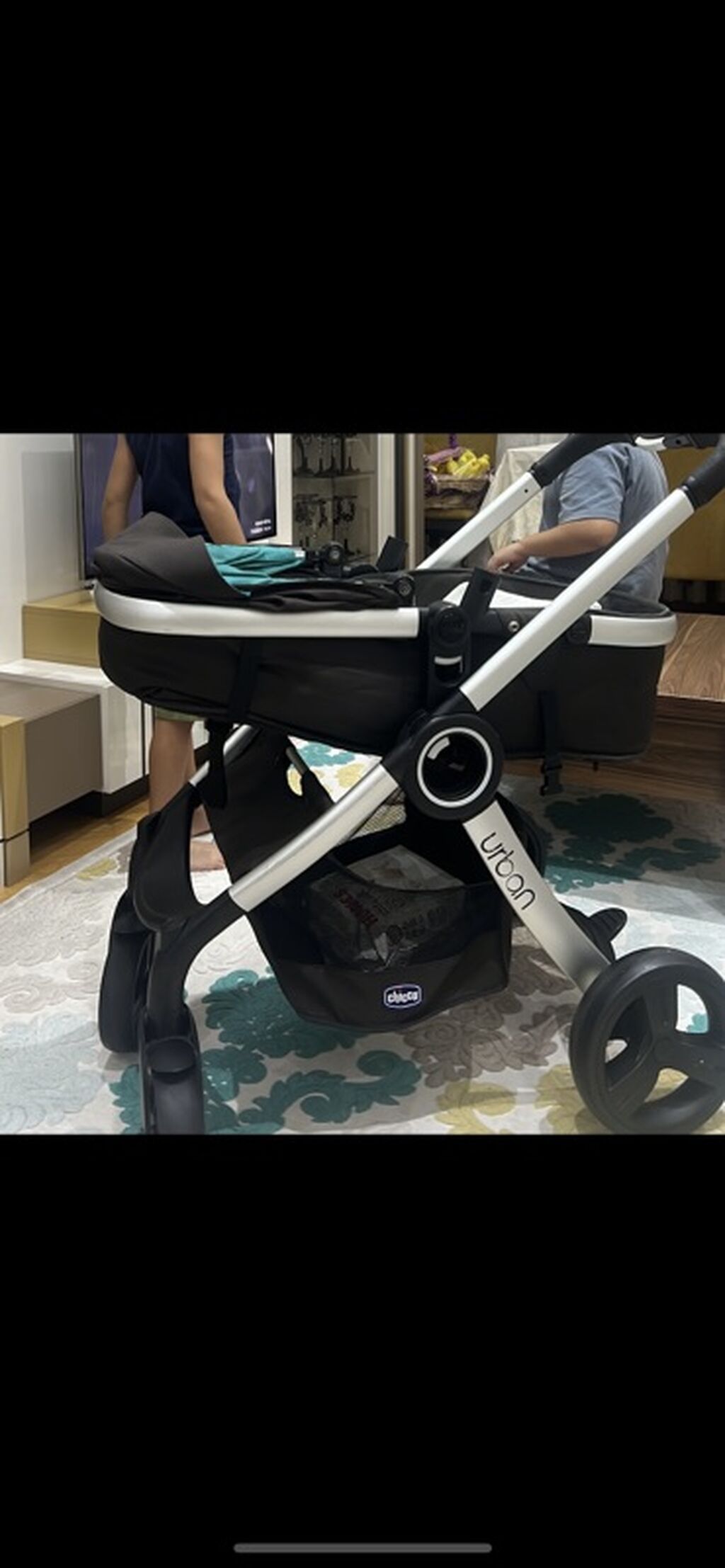 Chicco Urban uşaq arabası üzreinde yağmurluq ve cxol verilir. - Modul — Arabalalar, Bakı (2)