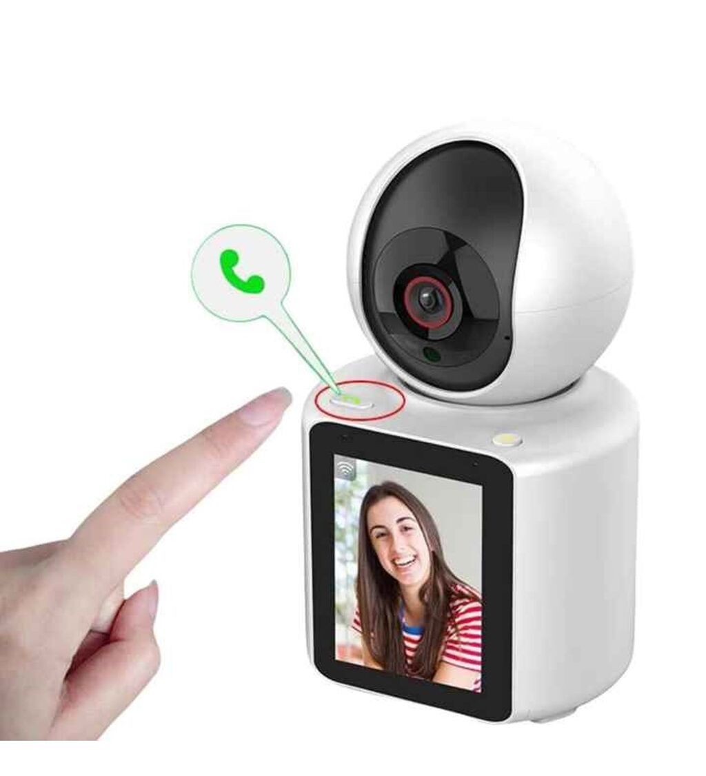 Ağıllı Wi‑Fi IP kamera – ekranlı video danışıq və nəzarət cihazı — Surveillance sistemləri, Digah (3)