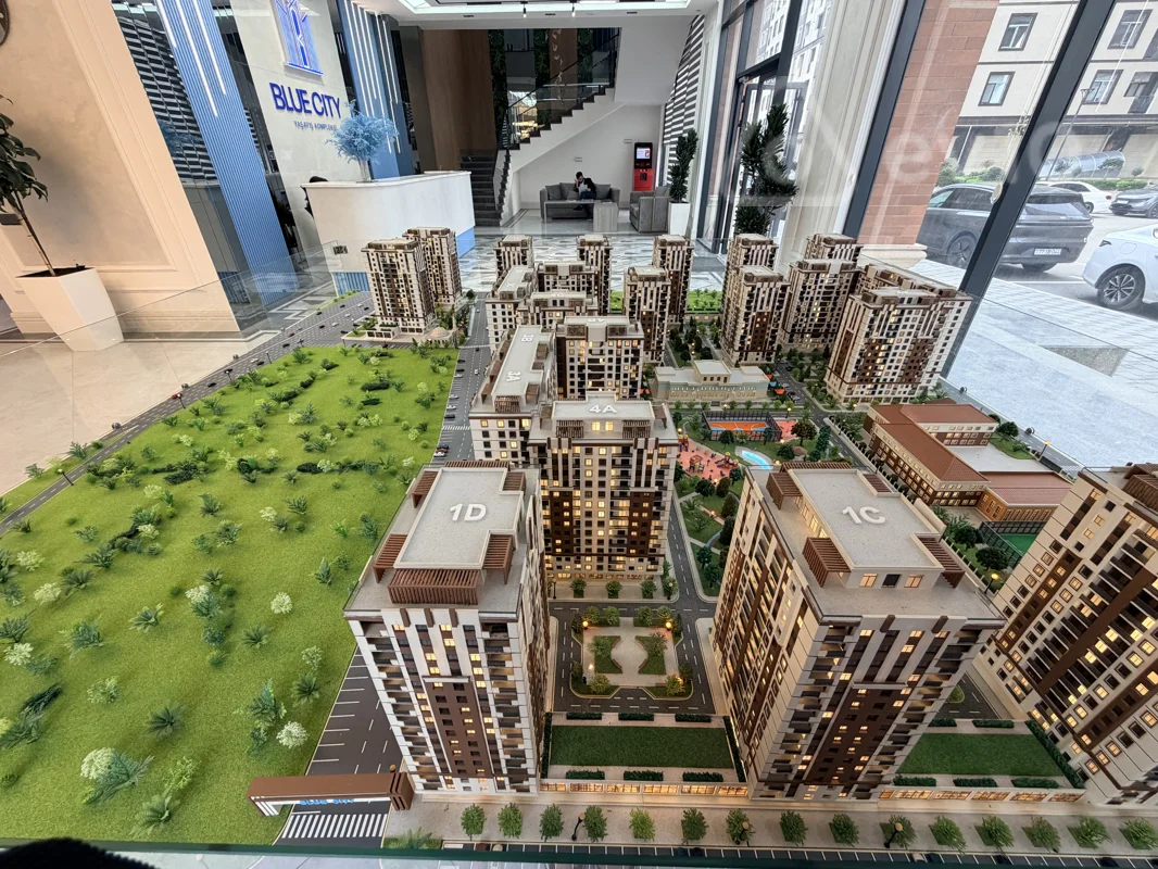 4 otaqlı mənzil, 107 m², Bakı şəhəri, Həsən Əliyev küçəsi, Blue City yaşayış kompleksi., Xırdalan — Mənzil, Xırdalan (12)