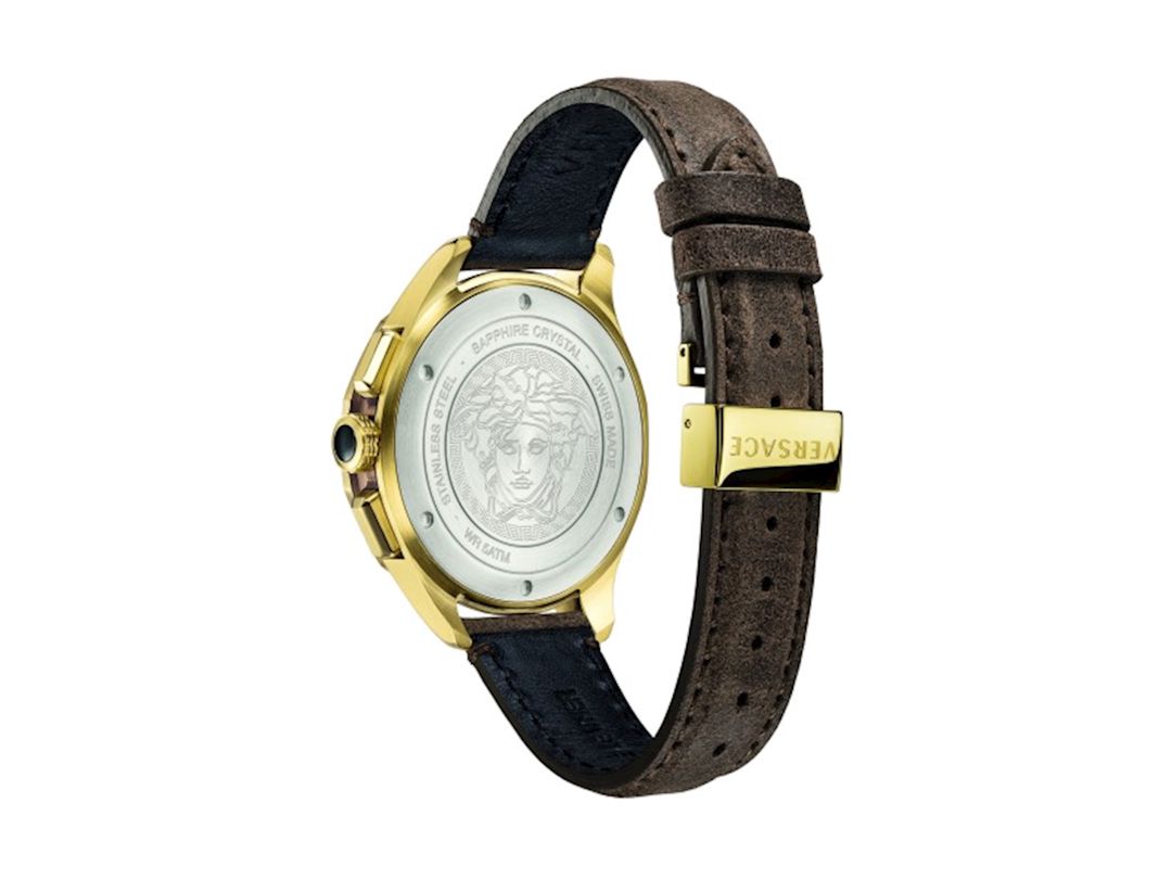 Qol saatı Versace Glaze Leather VEBJ00418 Qəhvəyi — Mallar, Bakı (2)