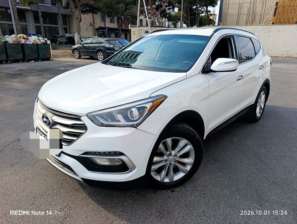 Hyundai Santa Fe, 2.0 L, 2017 il, 137 000 km — Avtomobillər, Bakı (4)