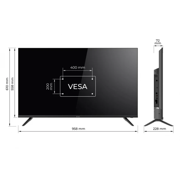 Kıvı Smart TV 43 FHD Black 43F730QB — Televizorlar, Bakı (4)