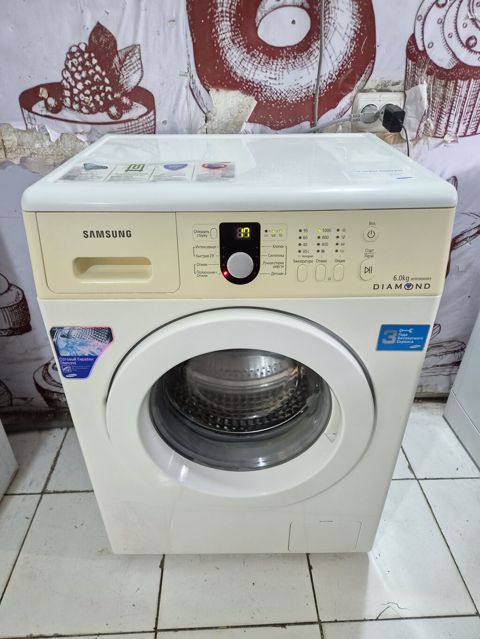Paltaryuyan maşın Samsung, 6 kq, İşlənmiş, Avtomat, Qurutma var, Pulsuz çatdırılma, Ödənişli çatdırılma — Bakı
