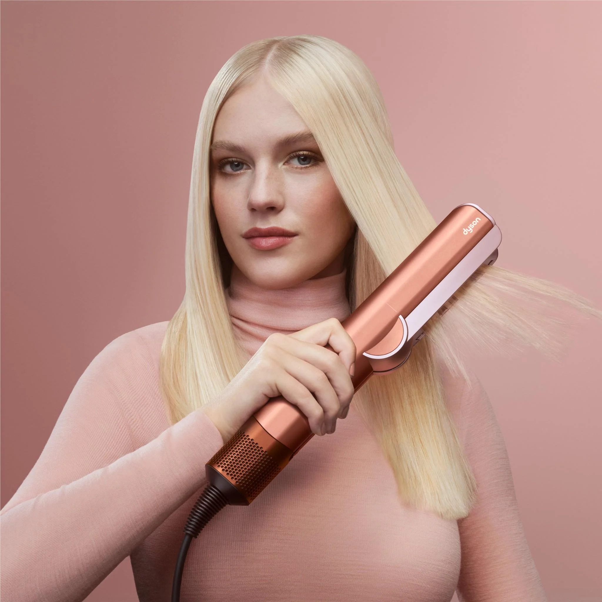 Dyson HT01 Airstrait (Amber Silk/Pink Champagne) — Saç kəsmə maşınları, Bakı (3)