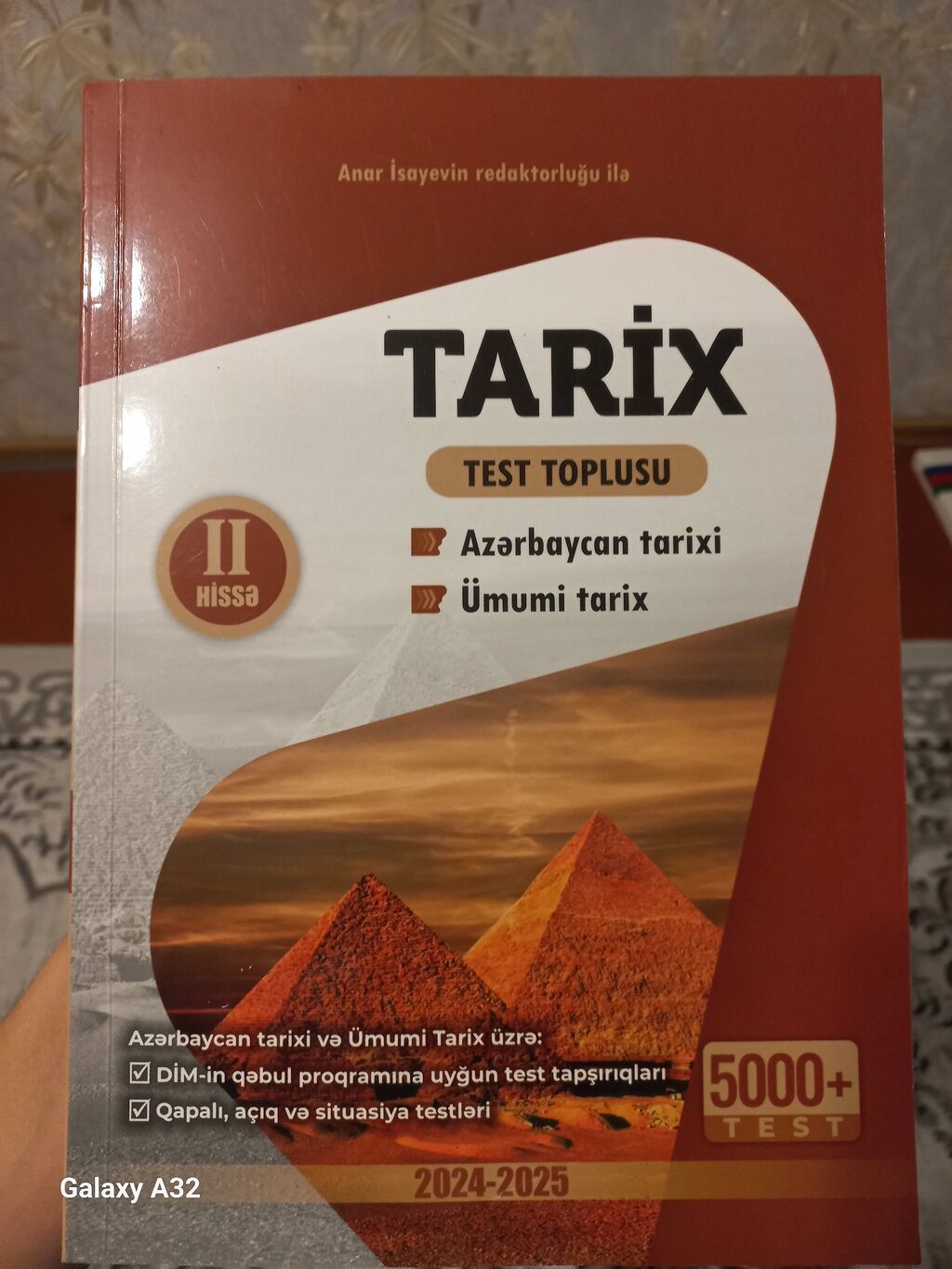 Anar İsayev Test Toplusu (II hissə) yeni alınıb işlənməyib — Kitablar, Qusar