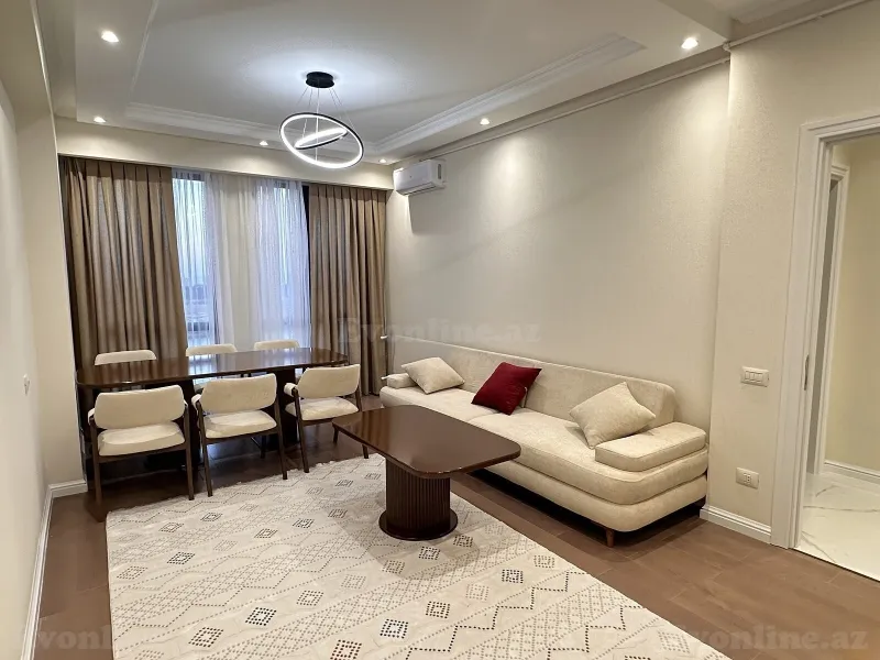 Kirayə verilir 2 otaqlı Mənzil Yeni tikili 50 m² Bakı, Yasamal r — Bakı