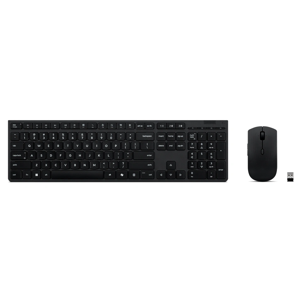 Lenovo Professional Wireless Rechargeable Combo Keyboard and Mouse-Russian/Cyrillic (4X31R64342) — Veb kameralar, Bakı (3)