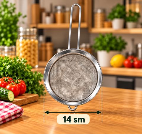 Ələk, gümüşü, 14 sm — Bakı