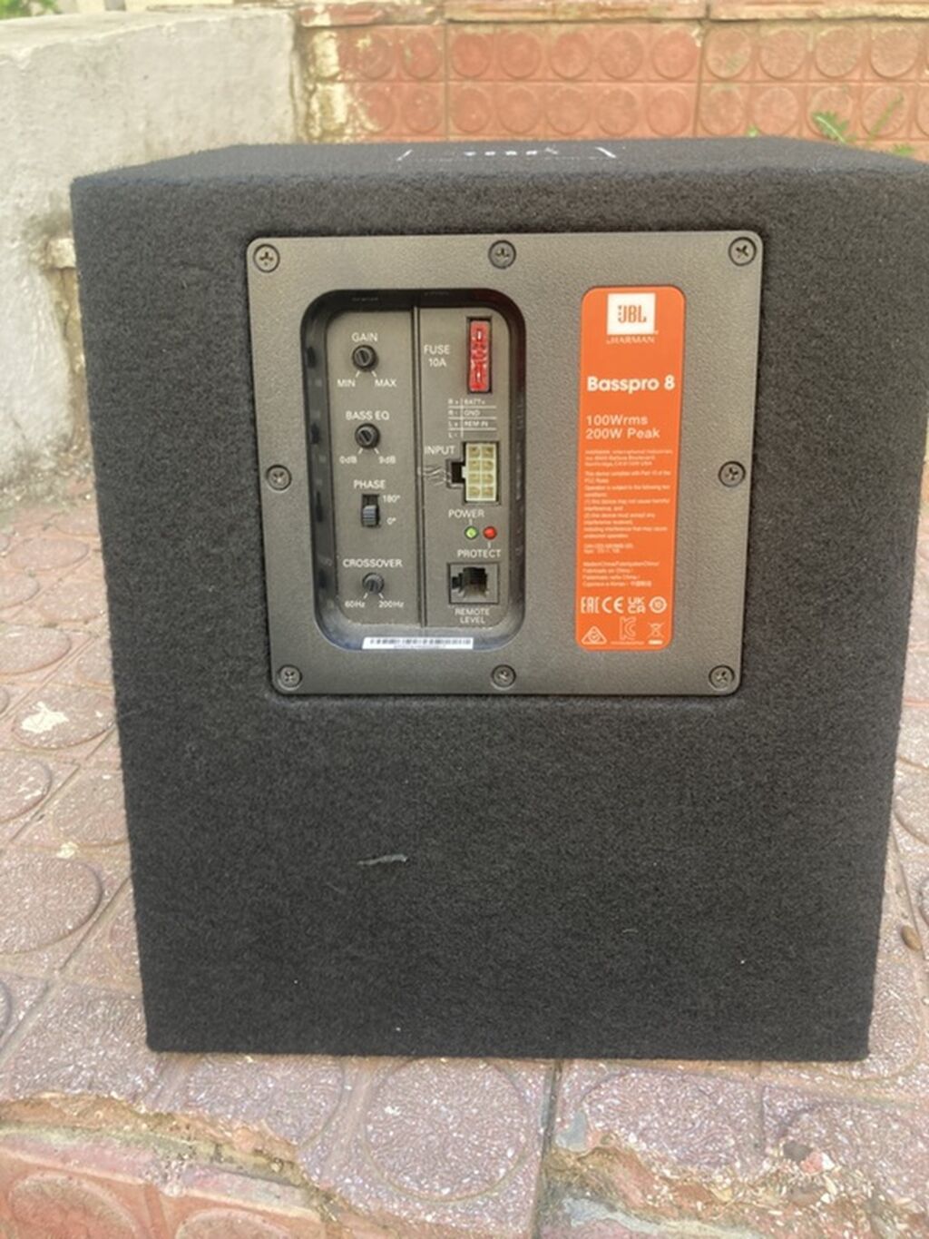 JBL Basspro 8 aktiv sabvufer - Brend/model: JBL Basspro 8 - Tip — Avtomobil akustikası, Bakı (3)