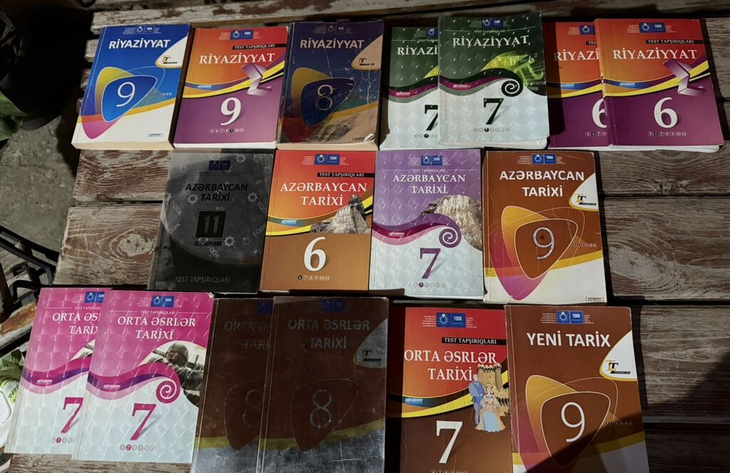Məktəb və abituriyent hazırlığı üçün müxtəlif fənlərdən dərslik və — Kitablar, Digah (7)