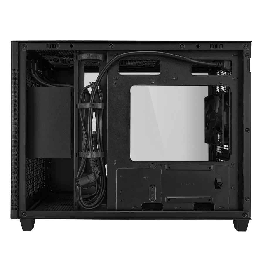 Case ASUS Prıme AP201 Tempered Glass MicroATX Black — Korpuslər, Bakı (5)