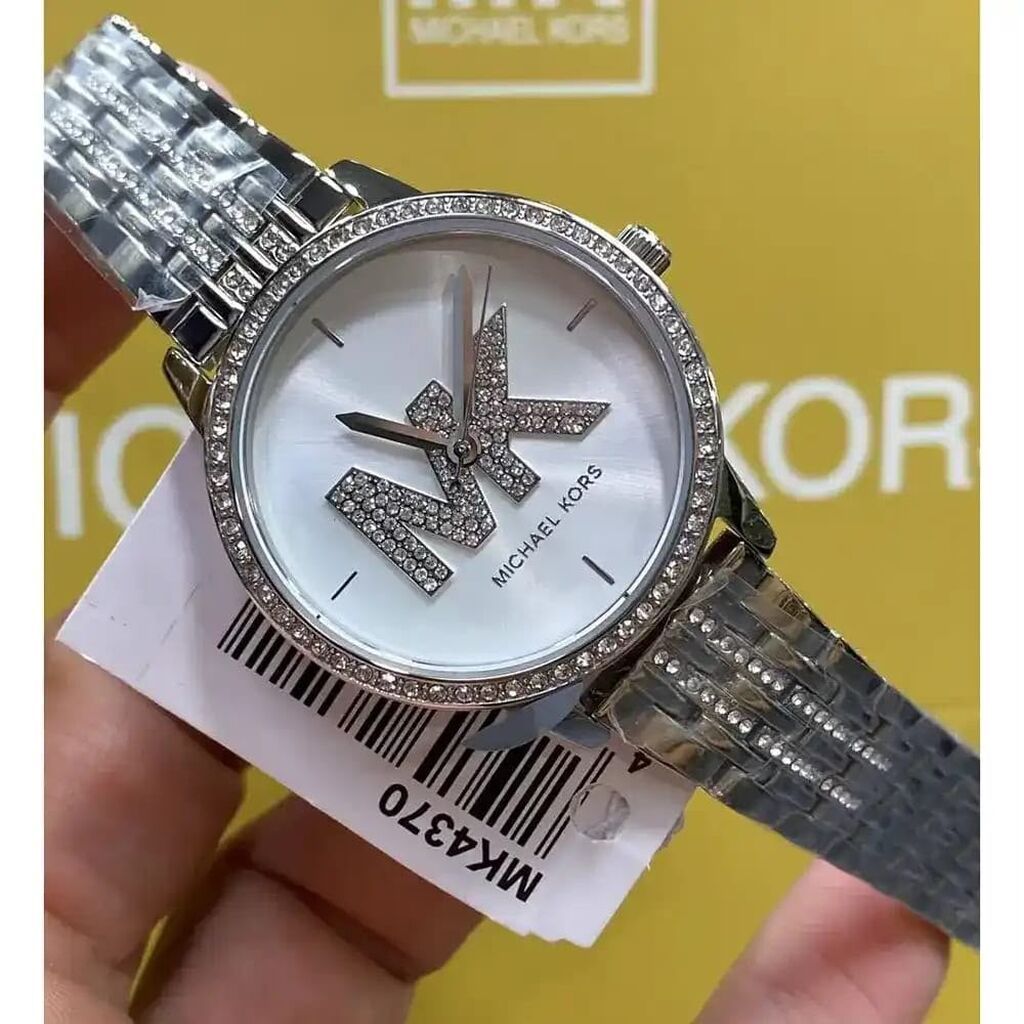 Yeni, Qol saatı, Michael Kors, rəng - Gümüşü — Qol saatları, Bakı (7)