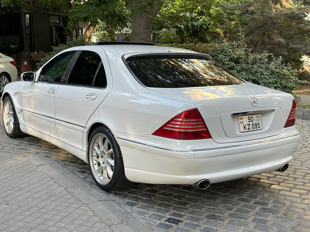 Mercedes S 320, 3.2 L, 1999 il, 255 000 km 90-KZ-095 — Avtomobillər, Bakı (5)