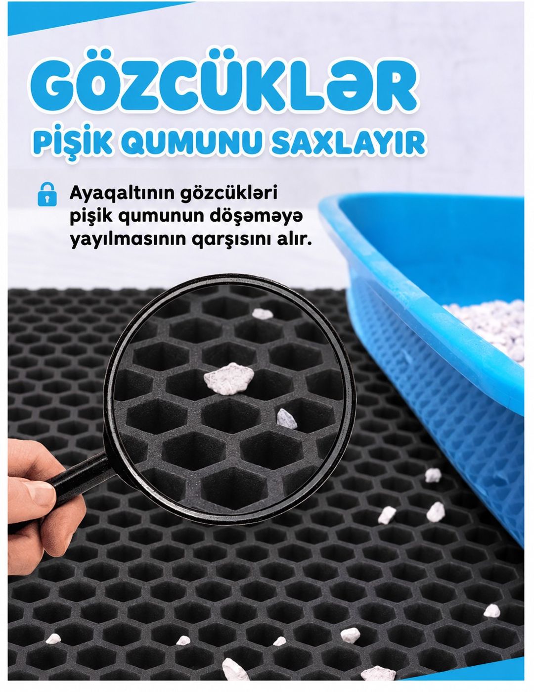Xalça 8813, qara, EVA, 60х44 sm — Mallar, Bakı (2)