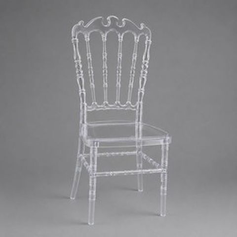 Akrilik “Chiavari” stul - Material: şəffaf, yüksək dayanıqlı akril/PC — Gəncə