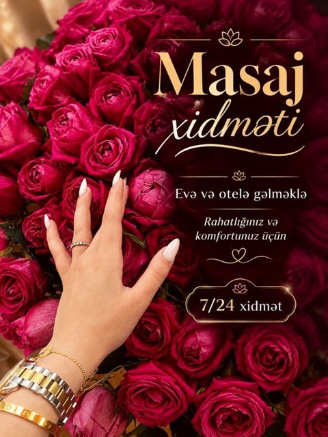 Relaks masaj, Kişilər üçün, Evə gəlməklə — Digah