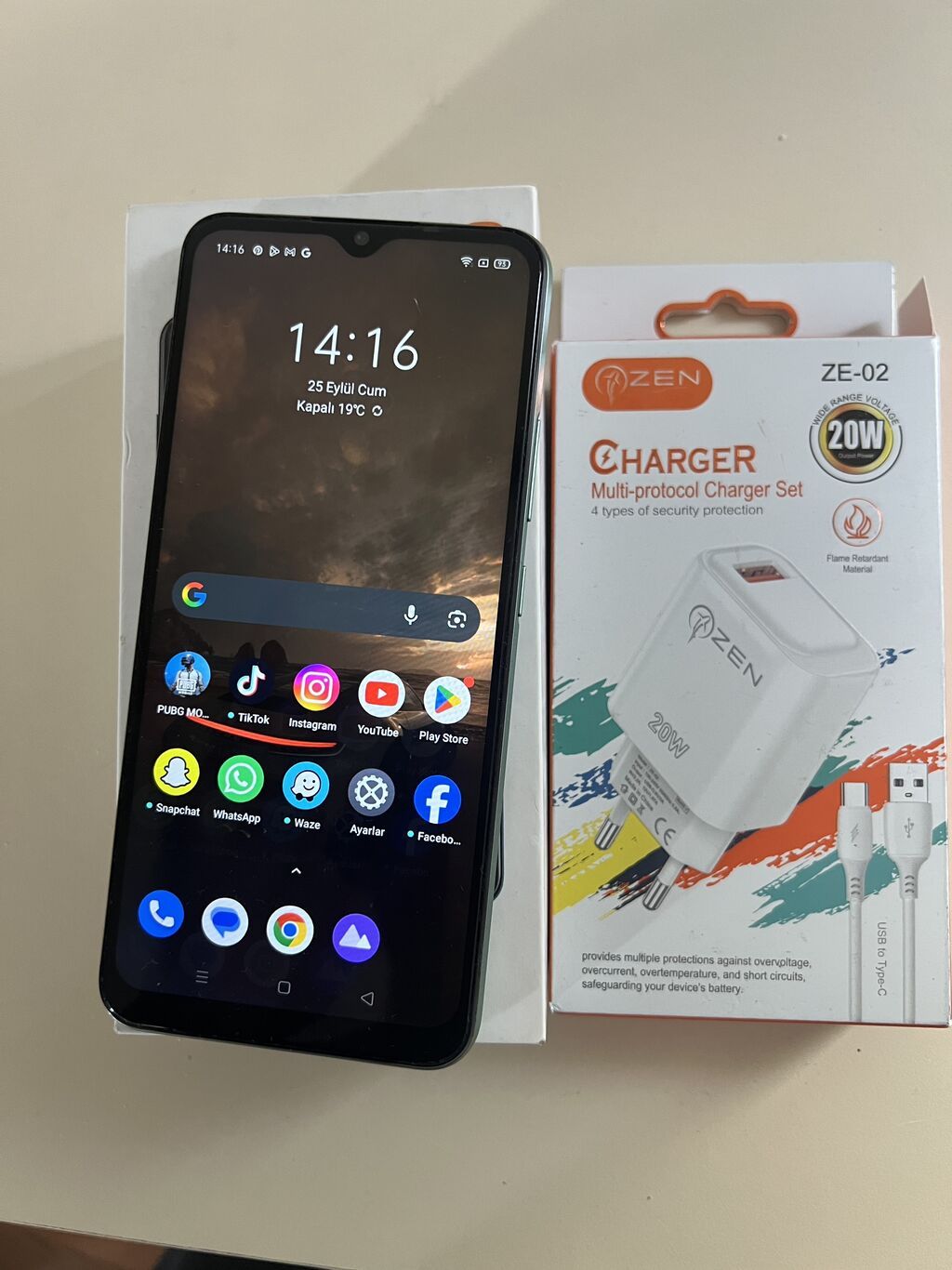 Realme C11 (2021), 32 GB, rəng - Yaşıl, Sensor — Realme, Bakı (5)