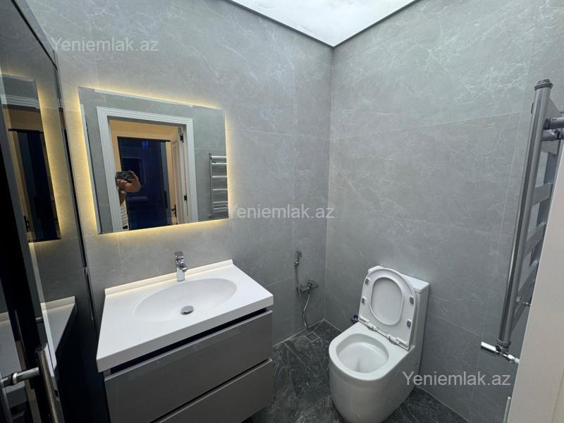 Kirayə 2 otaqlı Bina evi menzil (Yeni tikili), 80 m², Nizami rayonu — Mənzil, Bakı (10)
