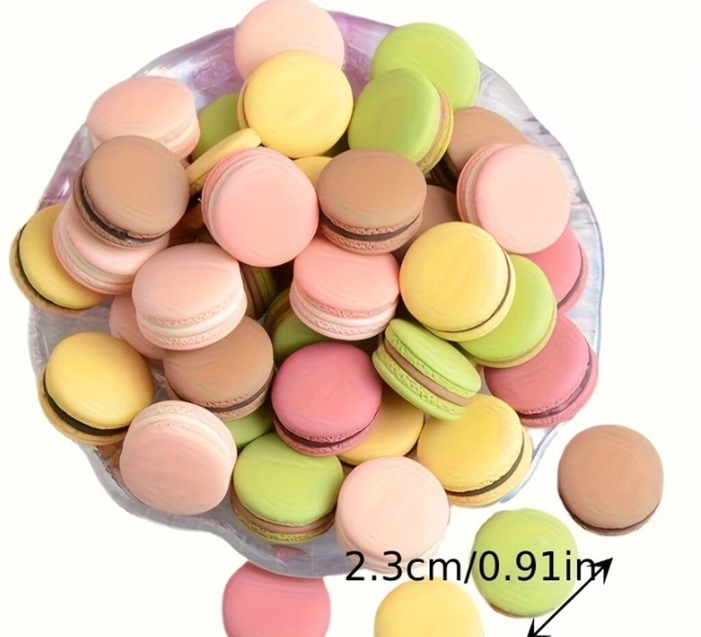 Mini Makaron Dekorativ Fiqurlar – 10 ədəd Dekorativ məqsədlə istifadə — Ofis malları, Bakı (3)