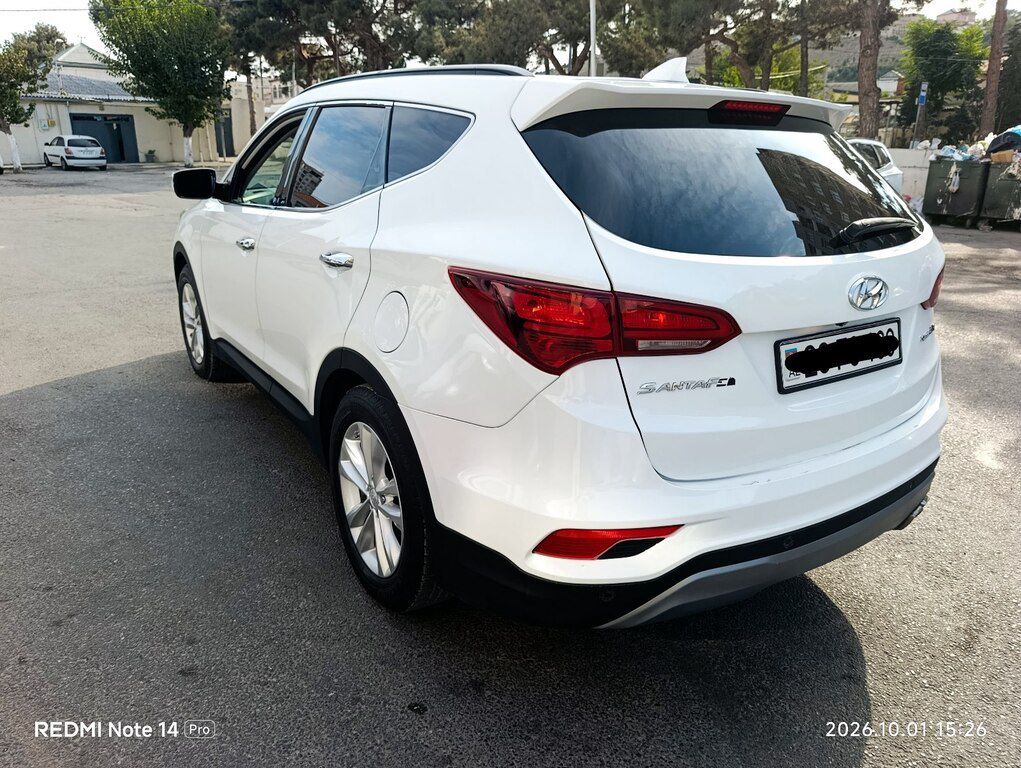 Hyundai Santa Fe, 2.0 L, 2017 il, 137 000 km — Avtomobillər, Bakı (9)