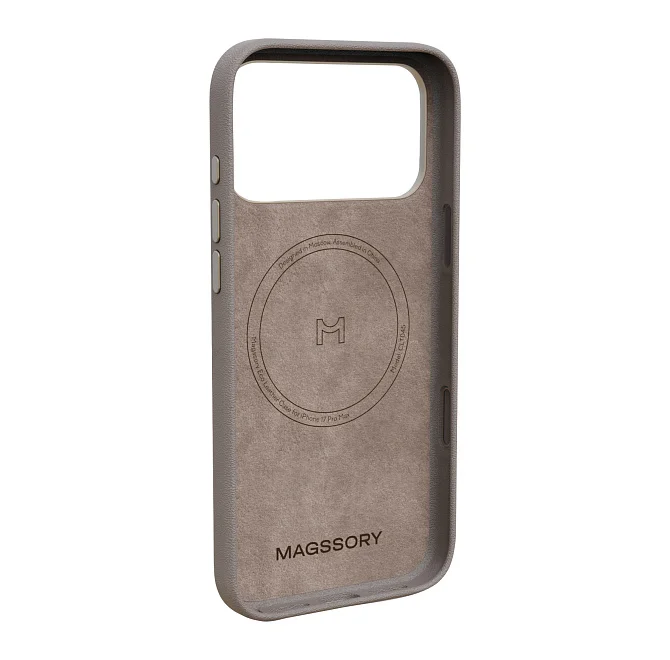 Smartphone case Magssory Eco-Leather Case for iPhone 17 Pro Max Latte (CLT045l) — Telefonlar və qadjetlər, Bakı (4)