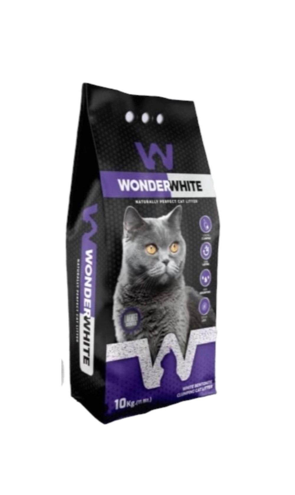 Wonderwhite lavandalı pişiklər üçün qum.-10kq — Mallar, Bakı
