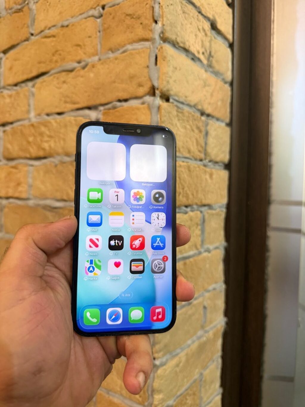 IPhone 12, 64 GB, Qara, Face ID — Apple iPhone, Masazır (2)
