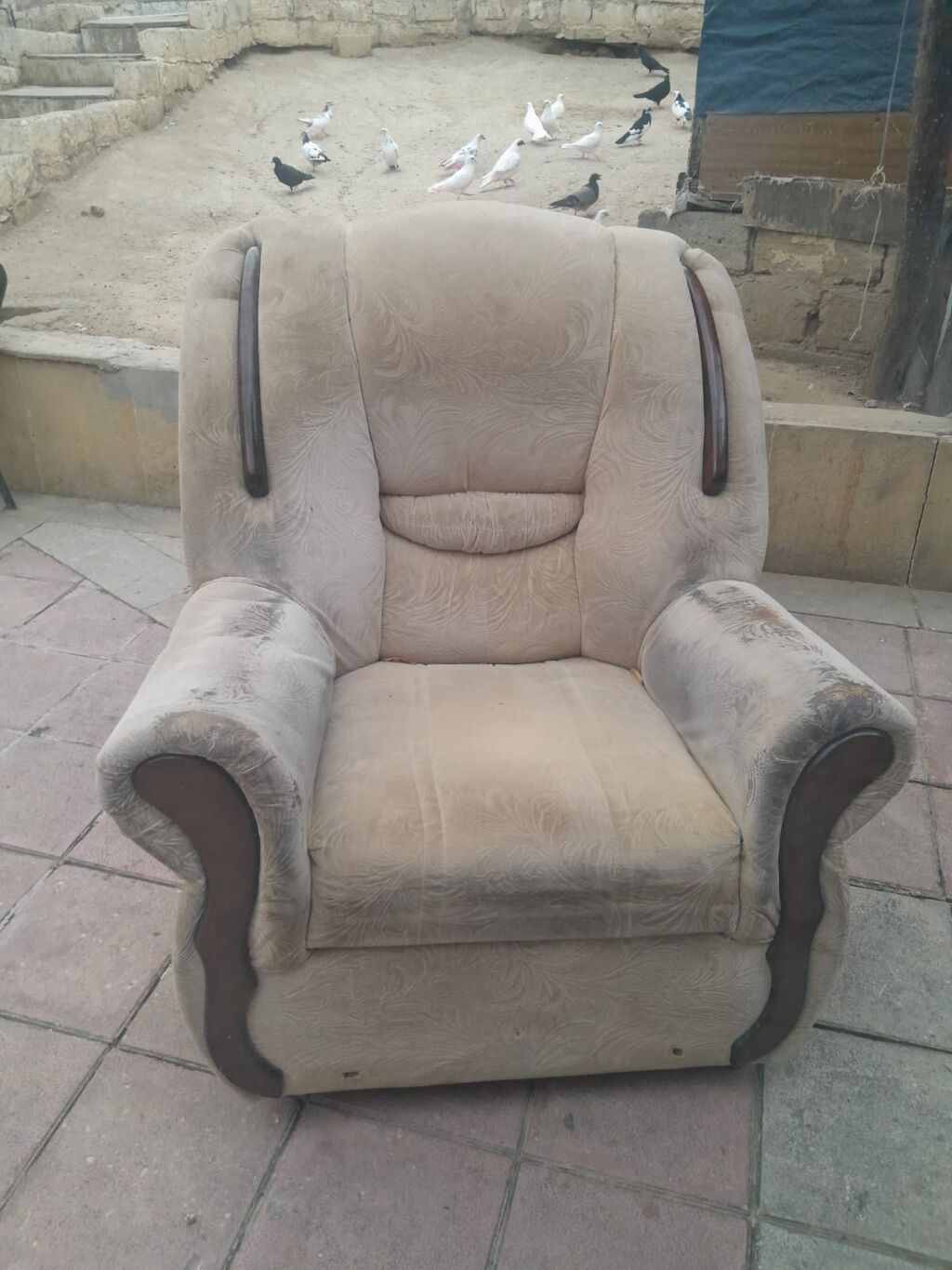 İşlənmiş, Kreslo, Parça, Kredit yoxdur, Çatdırılma yoxdur — Kreslolar, Masazır (3)