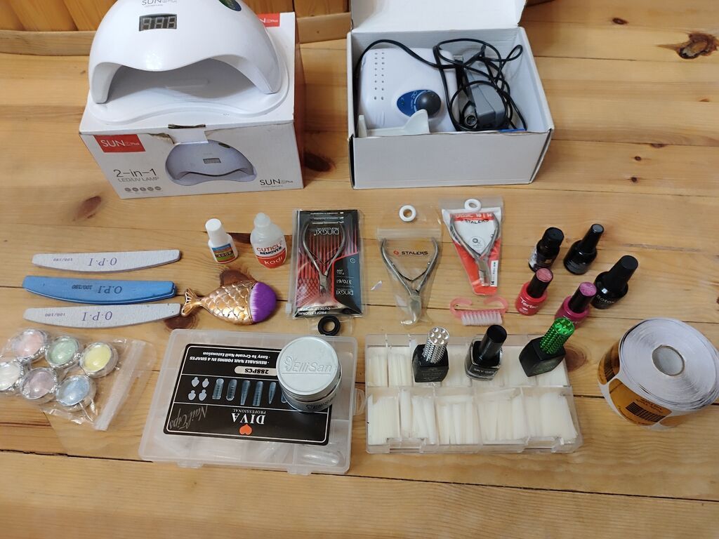 Manikür və gel-lak üçün tam professional dəst Komplektin tərkibi — Dırnaq və ayak qayğısı, Digah (2)